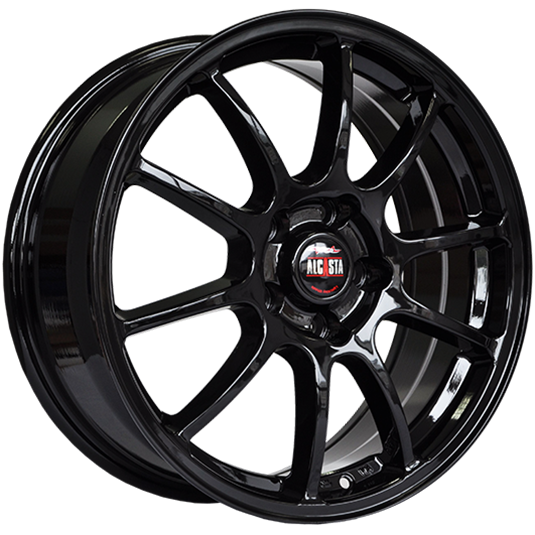 фото диска Alcasta R17 ET39 DIA65,1 PCD:5/110 черный глянцевый