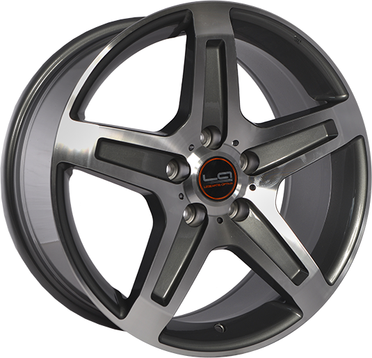 фото диска Replica LA R16 ET33 DIA66,6 PCD:5/112 насыщенный темно-серый полированный