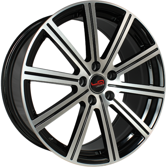 фото диска Replica LA R18 ET49 DIA67,1 PCD:5/108 черный полированный