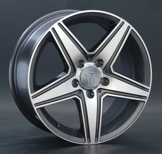 фото диска Replica Replay R16 ET33 DIA66,6 PCD:5/112 темно-серебристый с полировкой по лицевой части