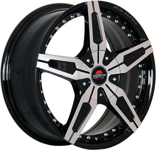 фото диска YOKATTA R16 ET31 DIA65,1 PCD:4/108 черный полированный