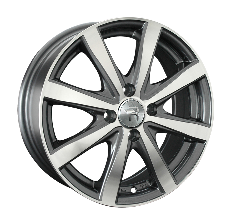фото диска Replica Replay R16 ET41,5 DIA63,3 PCD:4/108 Серый глянцевый с полированной лицевой частью