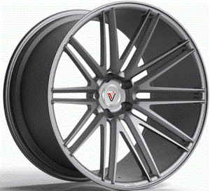 фото диска VISSOL R22 ET38 DIA74,1 PCD:5/120 БЛЕСТЯШИЙ ГРАФИТОВЫЙ