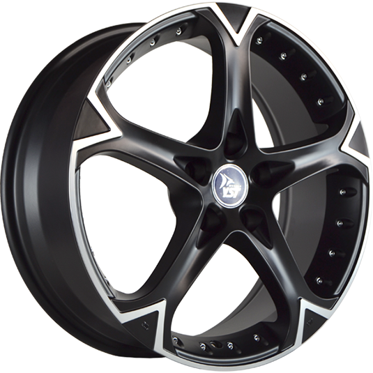 фото диска YST R16 ET50 DIA63,3 PCD:5/108 черный матовый полированный